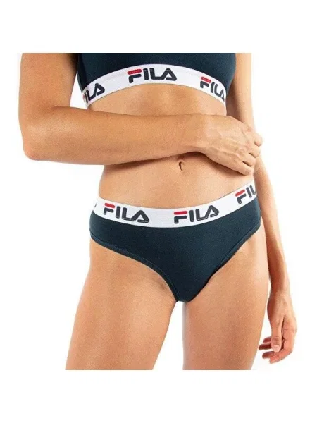 Majtki sportowe Fila niebieskie