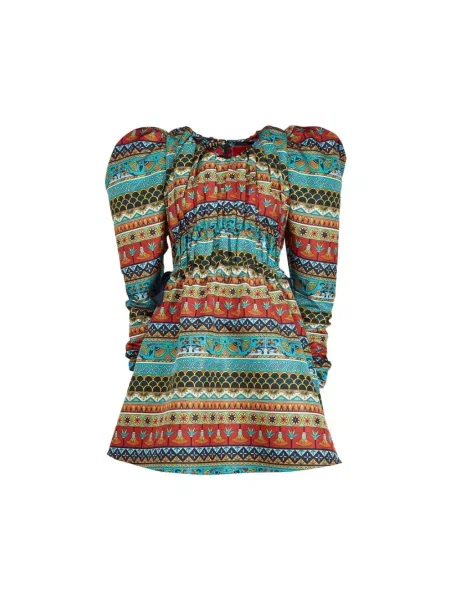 Mała mały sukienka mini La Doublej garniturowa zielona