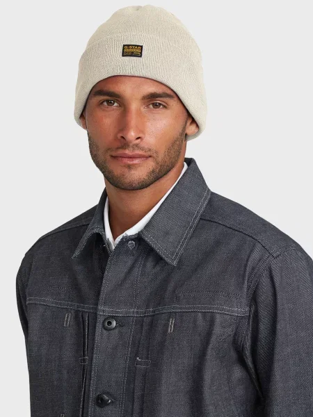 Шапка G-star Raw бежева