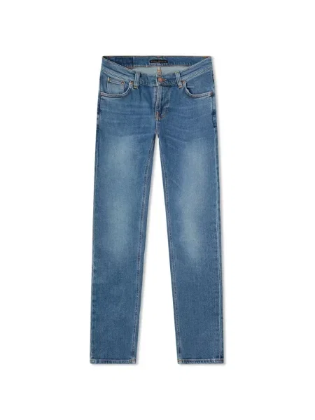 Jeansy Nudie Jeans niebieskie