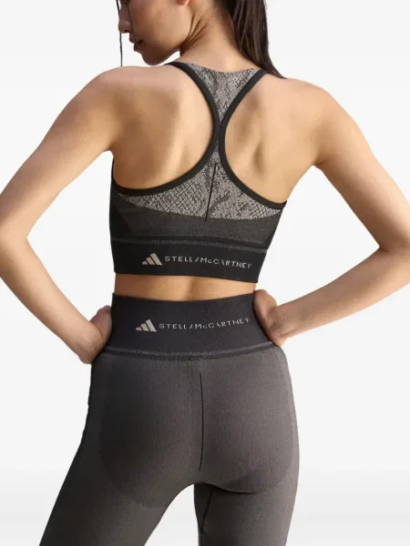 Σουτιέν Adidas By Stella Mccartney με σχέδιο μαύρο