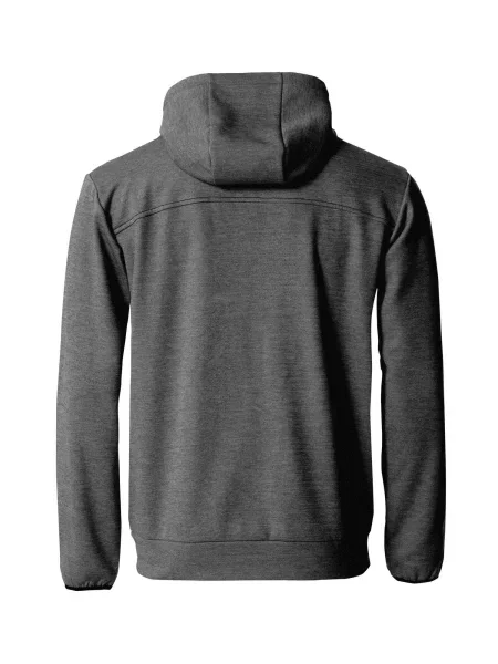 Clique Ottawa bluza z kapturem z melanż – grey melange szary