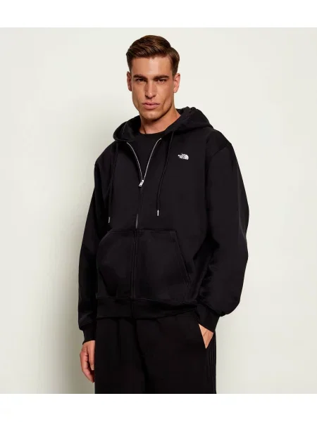 Férfi pulóver The North Face Essential Simple Dome RLX Full Zip tnf black. Méret: S fekete