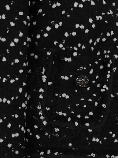 Яке Elie Saab от туид черно