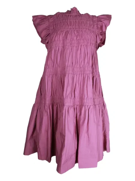 Sukienka midi Sea do kolan garniturowa różowa