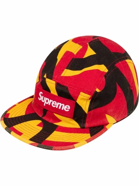 Șapcă Supreme cu imagine roșu