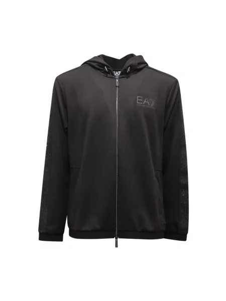 Bluza rozpinana Ea7 Emporio Armani czarna