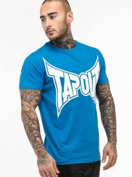Tapout Tricou albastru regal alb