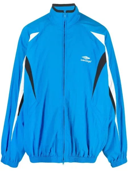 Яке Balenciaga бродирано синьо
