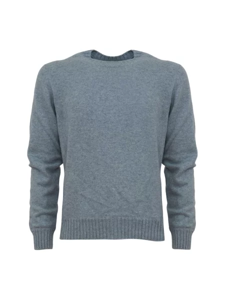 Sweter Barba Napoli z kaszmiru szary