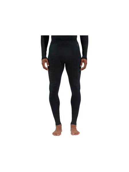 Pánske termoaktívne nohavice ODLO Performance Warm Bl Bottom Long black keystyle čierna