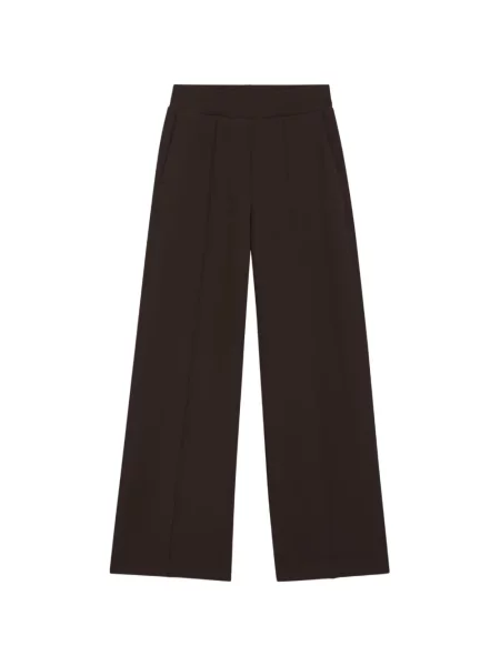 Pantaloni Boss cu autograf maro
