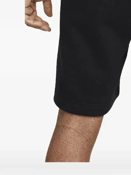 Prugasta vesta Nike s okruglim izrezom od flisa crvena