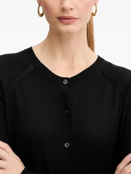 Cardigan Boss lung negru