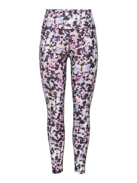 ONLY PLAY Pantaloni sport crem / albastru deschis / lila negru