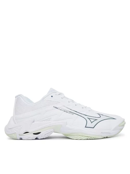 Batai uždaroms aikštelėms Mizuno Wave Lightning Elite balta