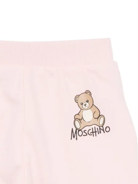 Komplet dresowy dziecięcy Moschino różowy