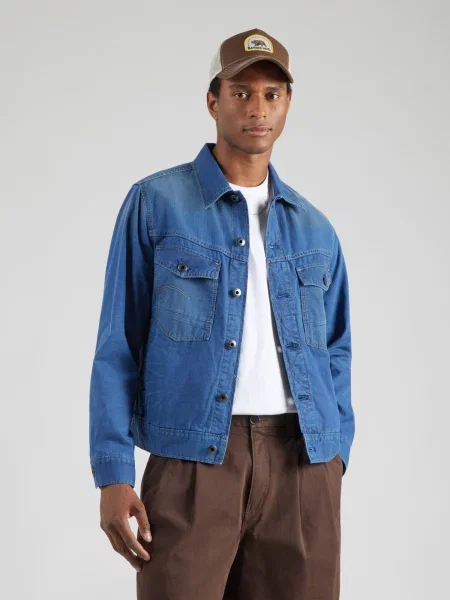 G-STAR Prechodná bunda Dakota denim modrá