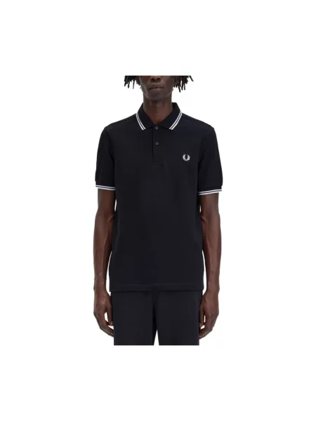 Koszulka polo Fred Perry czarna