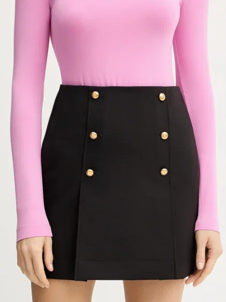 Karl Lagerfeld fustă mini drept negru