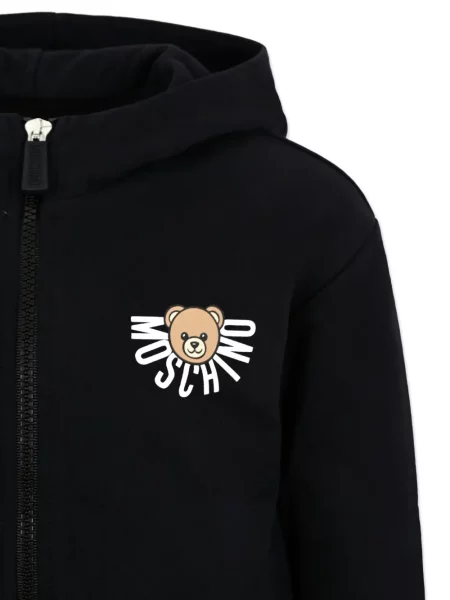 Bluza z kapturem dziecięca Moschino czarna