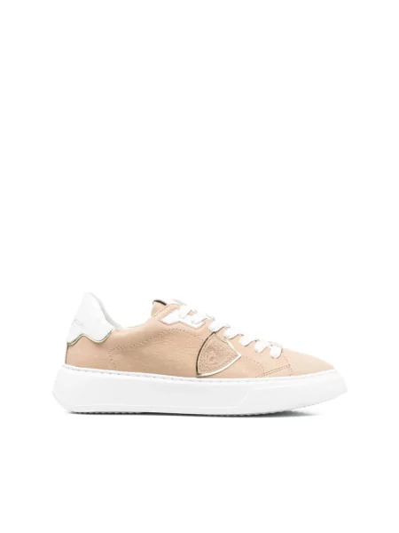 Sneakersy Philippe Model skórzane beżowe