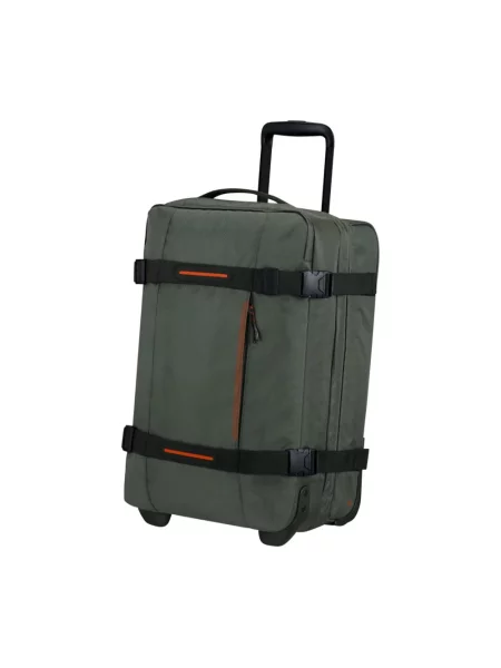 Walizka American Tourister Urban Track 55 L zielony pomarańczowy czarny