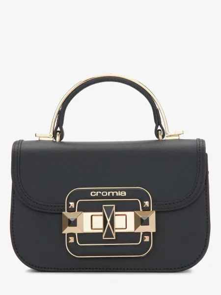 Кожаная сумка Cromia черная