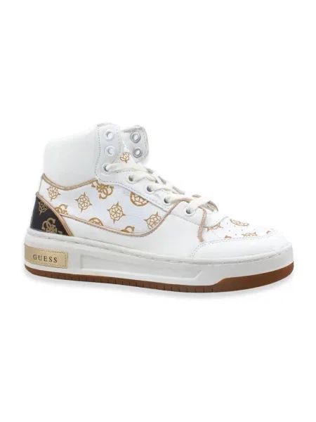 Sneakersy Guess skórzane białe