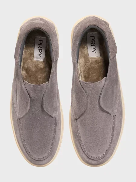 Замшеві лофери Prpy сірі