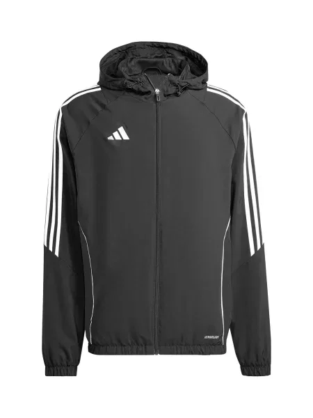 ADIDAS PERFORMANCE Jakna za trening Tiro črna bela