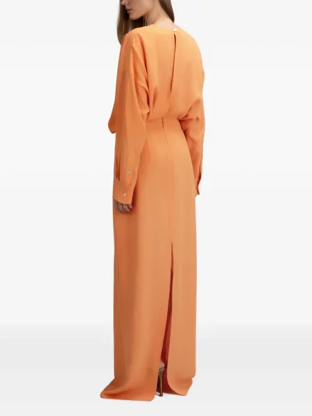 Rochie maxi The Arkow portocaliu