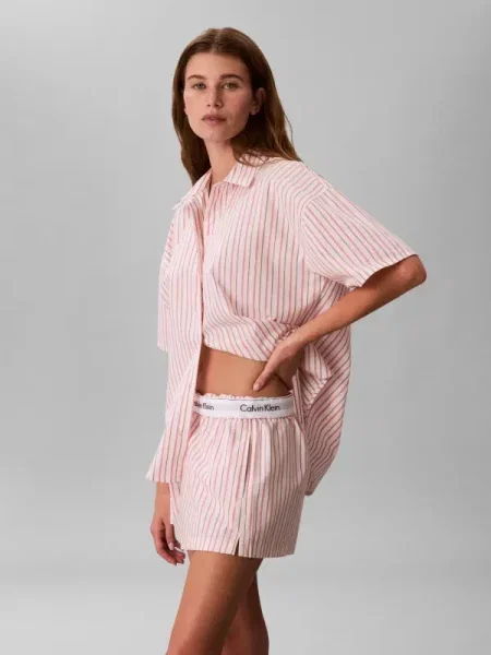 Calvin Klein Underwear Pantaloni scurți de pijama alb