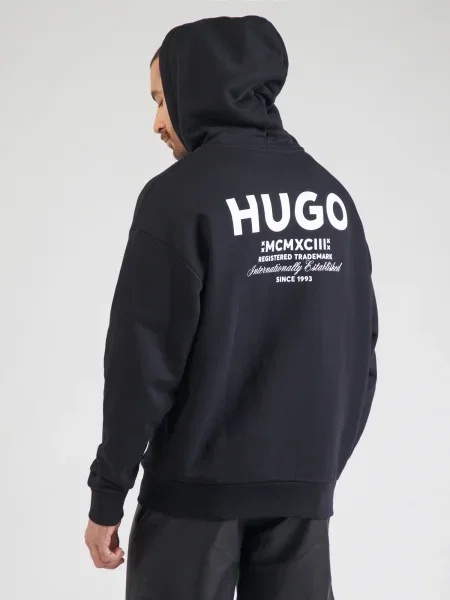 HUGO Hanorac Nardimez negru alb