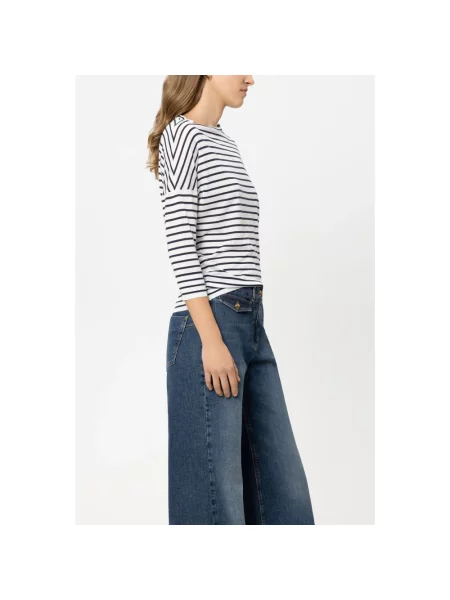 Luisa Cerano Koszulka Z Rękawem weiss biały