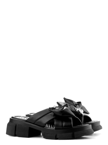 ILVI Шльопанці Шкіра чорний