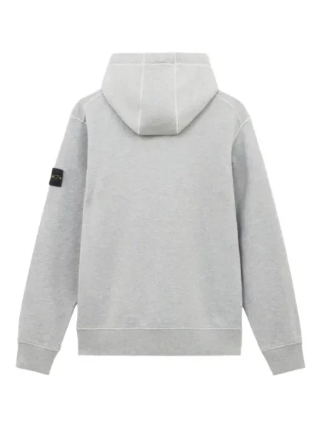 Hanorac cu glugă Stone Island cu strasuri gri