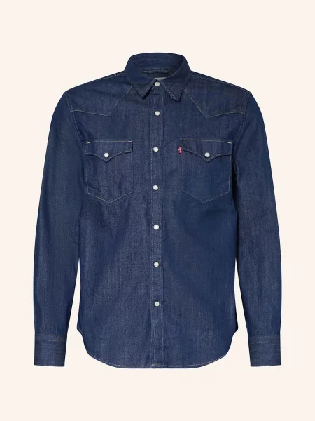 Levi's® Džínová Košile Barstow Standard Fit 00 dark indigo flat finish