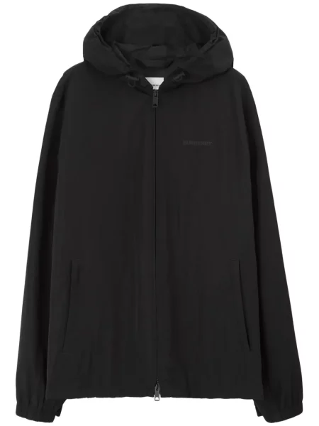 Hanorac cu glugă Burberry cu imagine negru