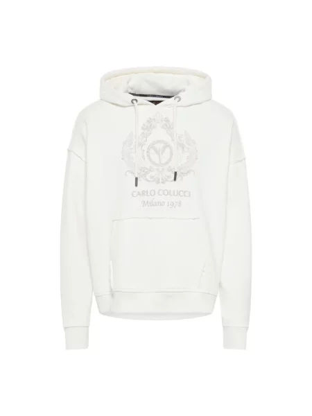 Bluza z kapturem Carlo Colucci biała