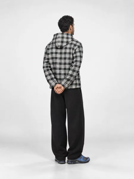 Cămașă Dickies cu glugă de flanelă negru