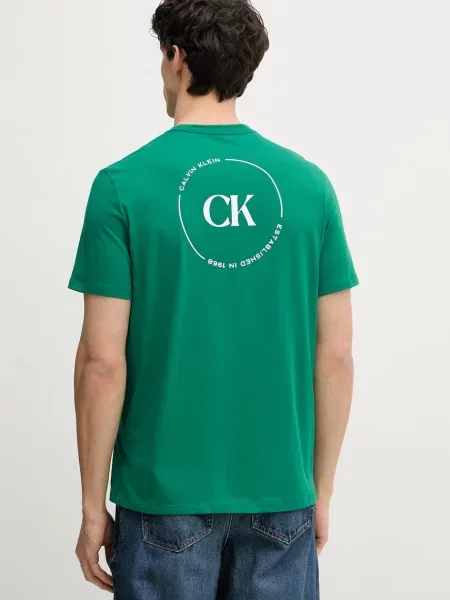 Calvin Klein Jeans tričko pánske zelená