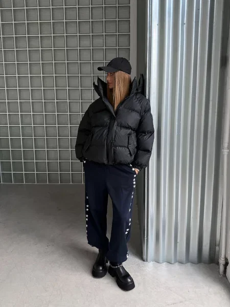 Зимова куртка Milirud нейлон/поліестер чорний