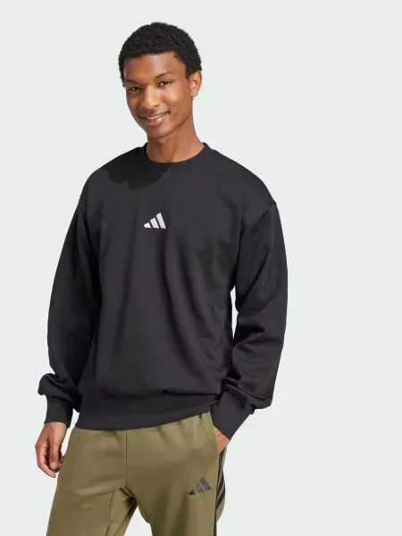 Світшот adidas комбінований верх чорний