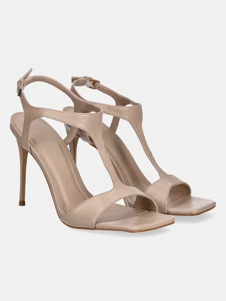 Кожаные босоножки Answear.lab бежевые