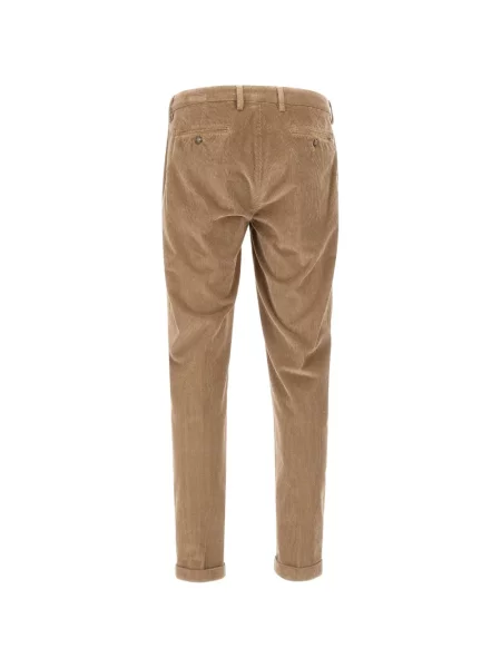 Pantaloni Re-hash de catifea cord maro