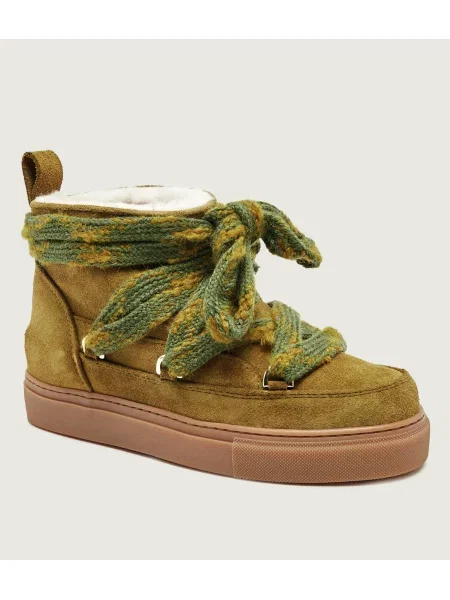INUIKII Bocanci Knot | piele întoarsă | shearling | lână