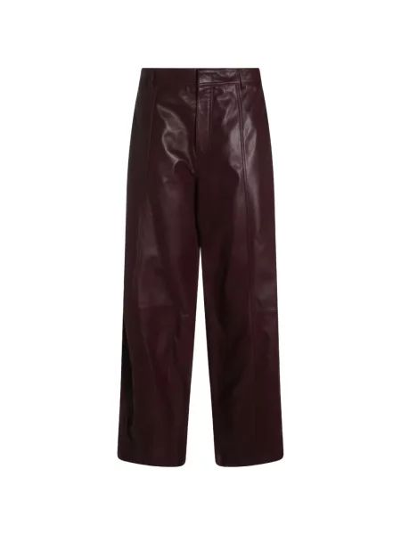 Pantaloni Alberta Ferretti roșu