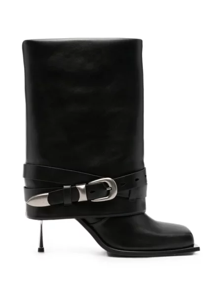 Botine Jw Pei din piele negru