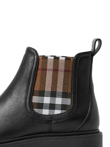 Botki dziecięce Burberry czarne